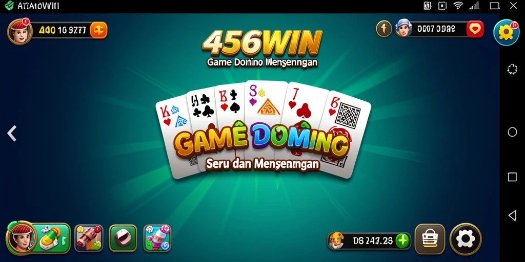 Screenshot gameplay <strong>456WIN</strong> menampilkan serunya bermain Domino.