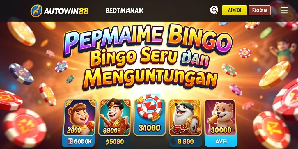 Tampilan gameplay Bingo yang menarik dan interaktif.