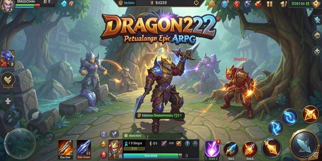 Tangkapan layar gameplay DRAGON222 dengan pertempuran seru dan karakter menawan.