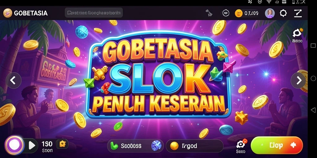 Gameplay GOBETASIA yang seru dengan berbagai tema Slot.