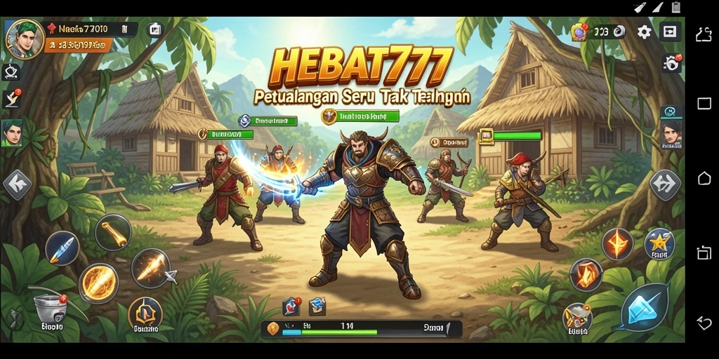 Tangkapan layar gameplay HEBAT777 yang menunjukkan aksi petualangan seru.