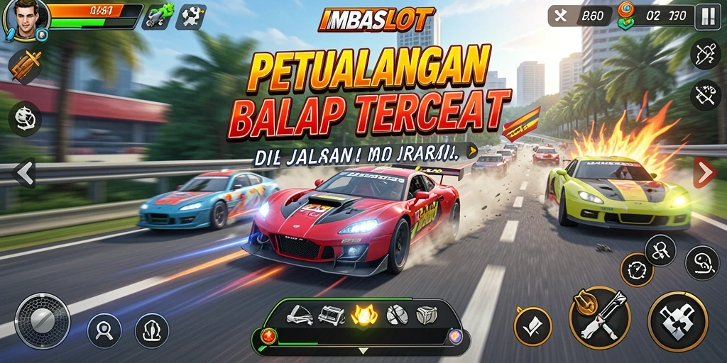 Gameplay seru dan balapan mendebarkan di IMBASLOT.