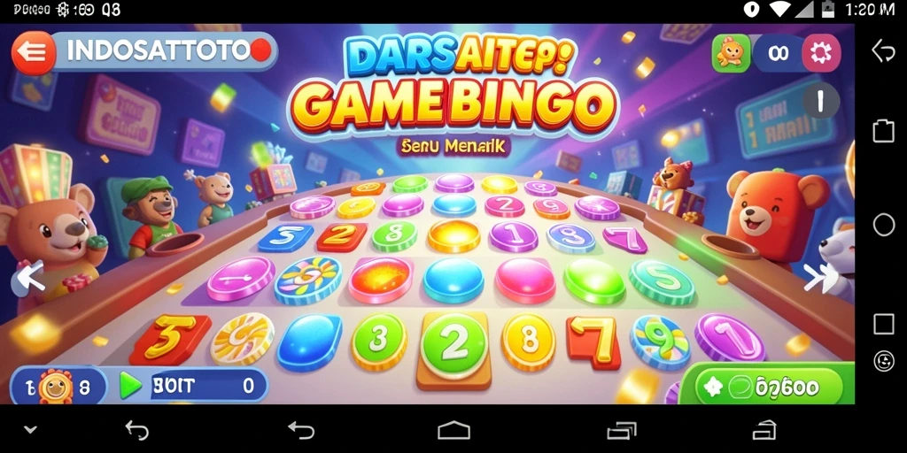 Screenshot gameplay menarik dari INDOSATTOTO Bingo.