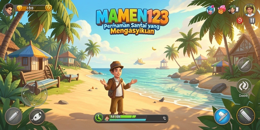 Tangkapan layar MAMEN123 yang menunjukkan gameplay santai dan seru.