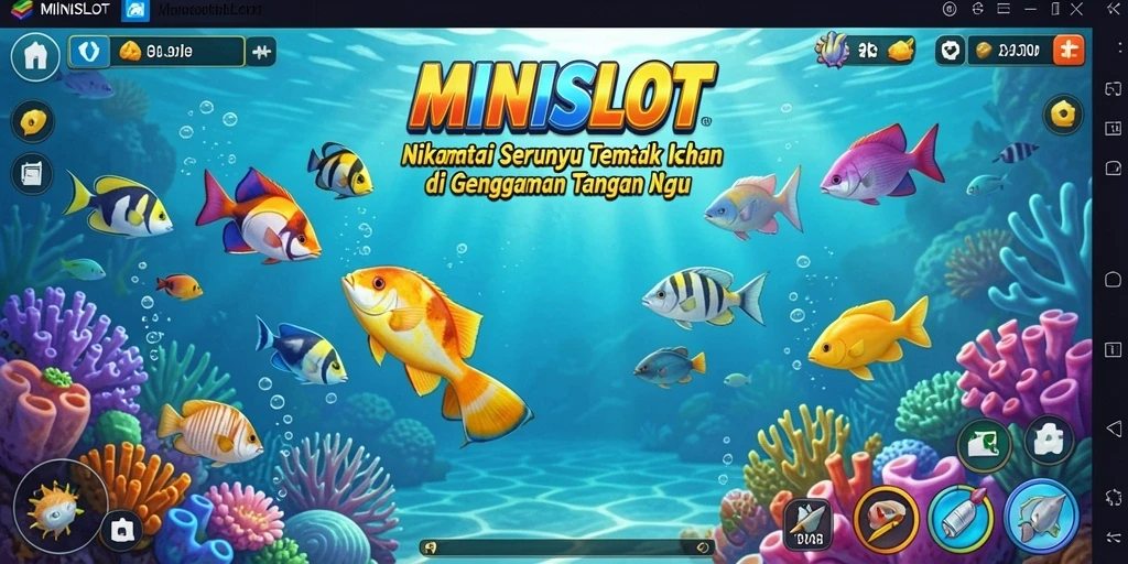Gameplay seru Tembak Ikan di MINISLOT dengan grafik yang menawan.