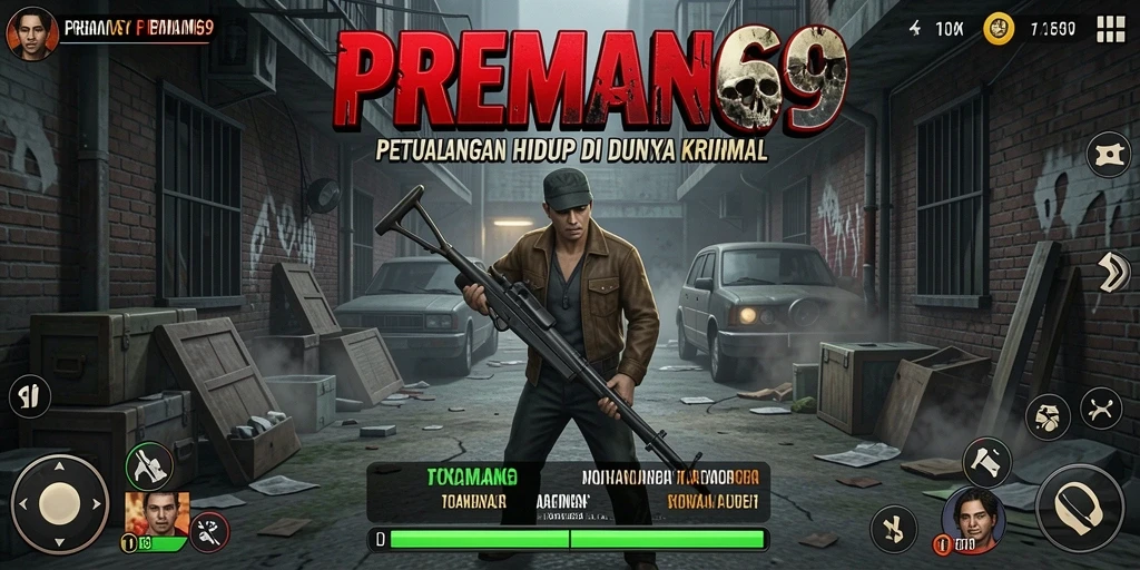 Screenshot gameplay PREMAN69 menunjukkan aksi seru dan grafis menakjubkan.