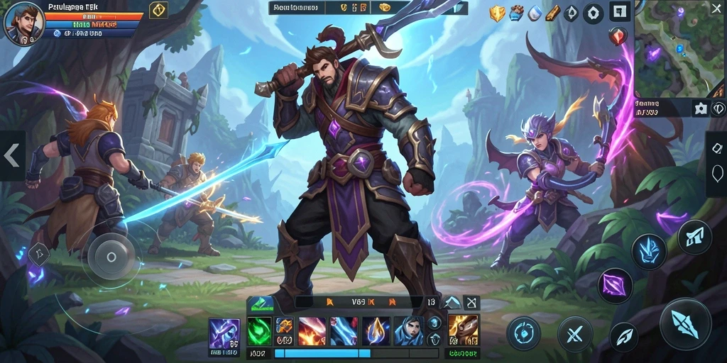 Gameplay V89 yang mendebarkan dan menampilkan pertarungan yang epik.