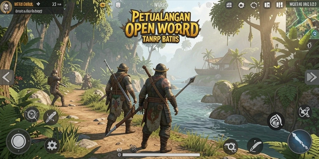 Tangkapan layar dari gameplay Open World yang epik di WG87.